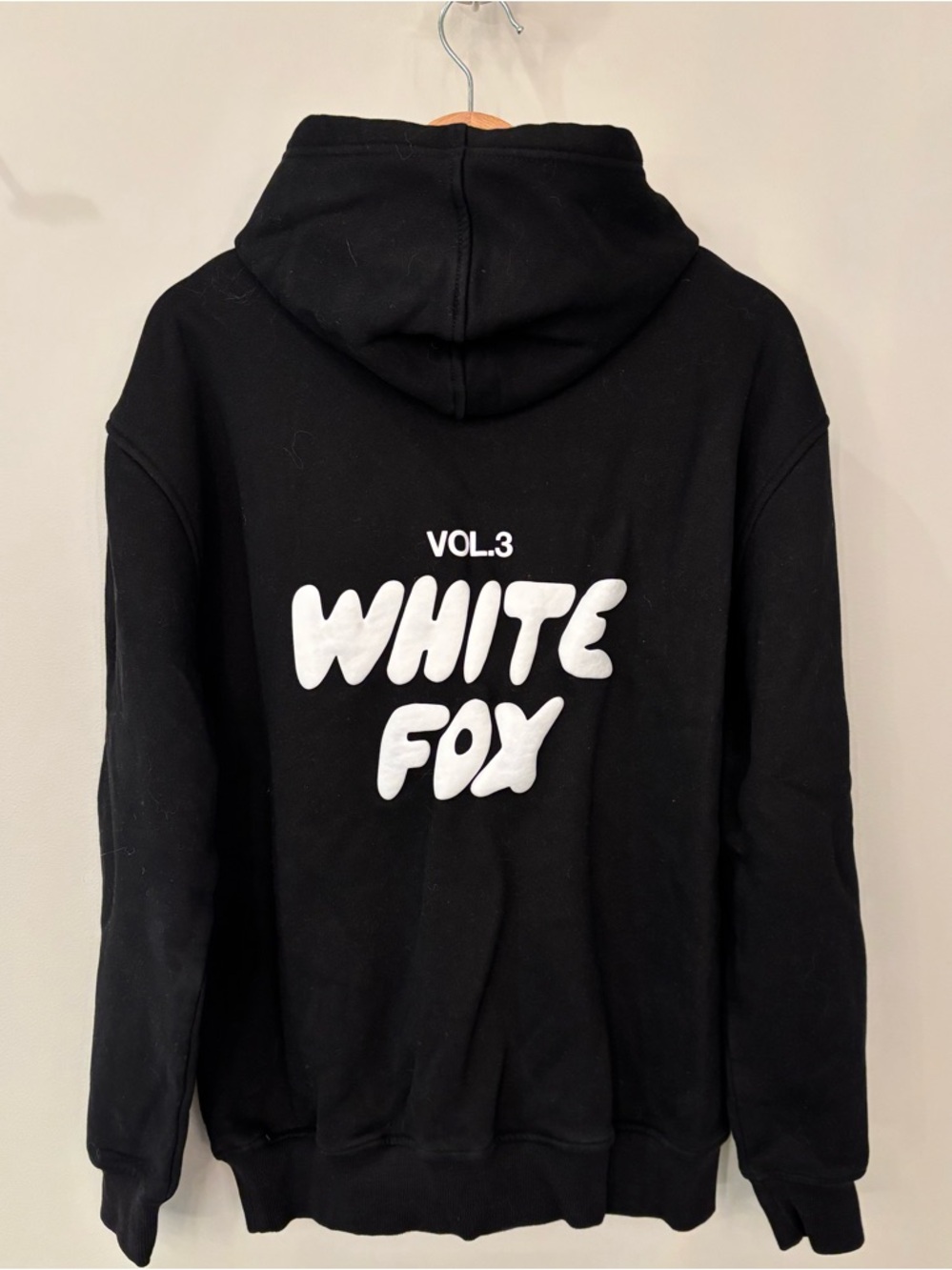 White Fox Boutique Black Hoodie Sweatshirt